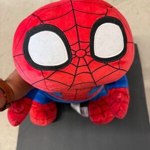 Marvel Spider-Man Cuddleez Plush Disney Store Large 24 Inch Superhero Pillow